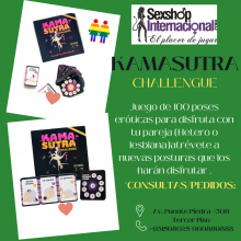 KAMASUTRA CHALLENGUE JUEGO DE CARTAS CON POSTURAS EROTICAS 931568025